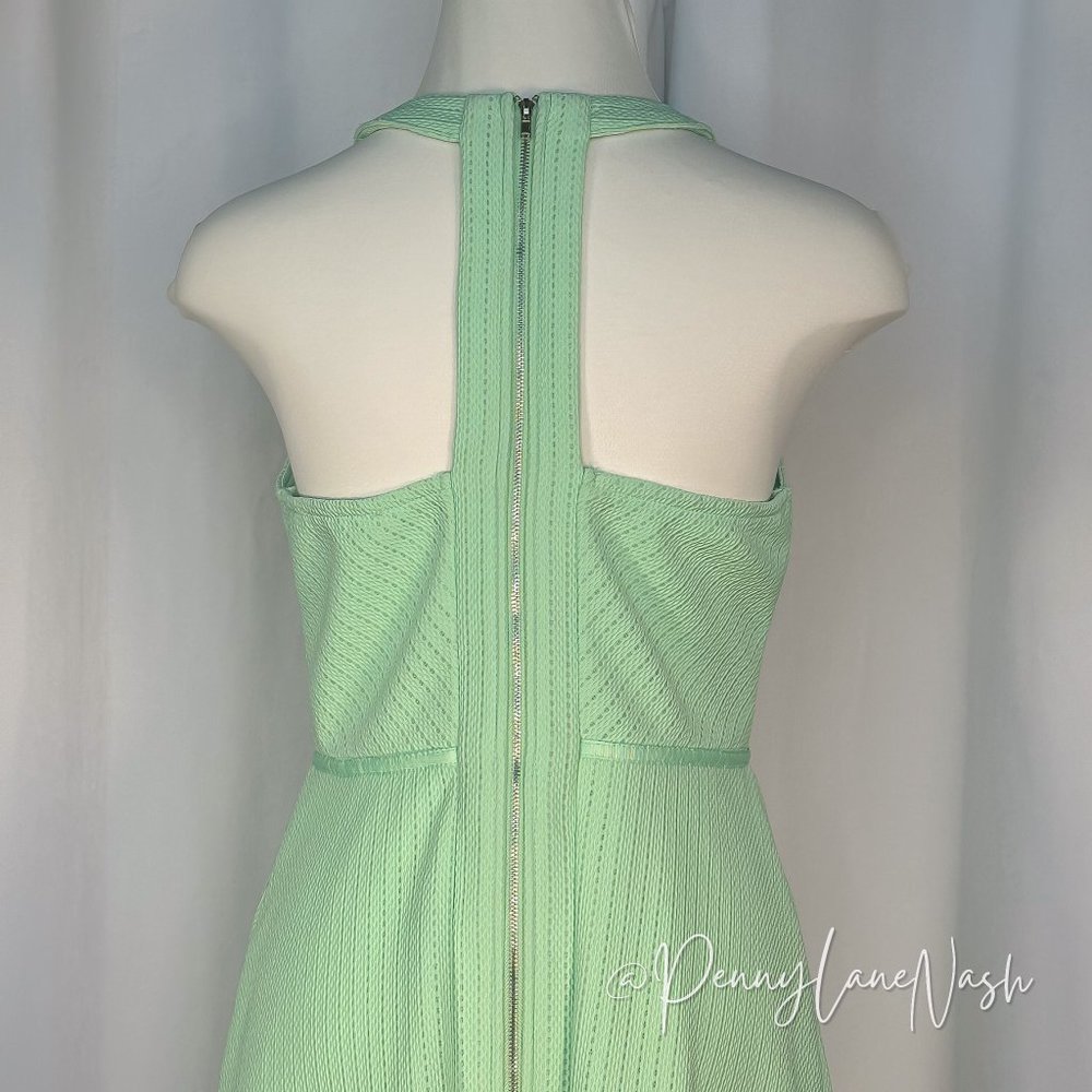 Miami Sleeveless Fit & Flare Dress Mint Green - Picture 9 of 9